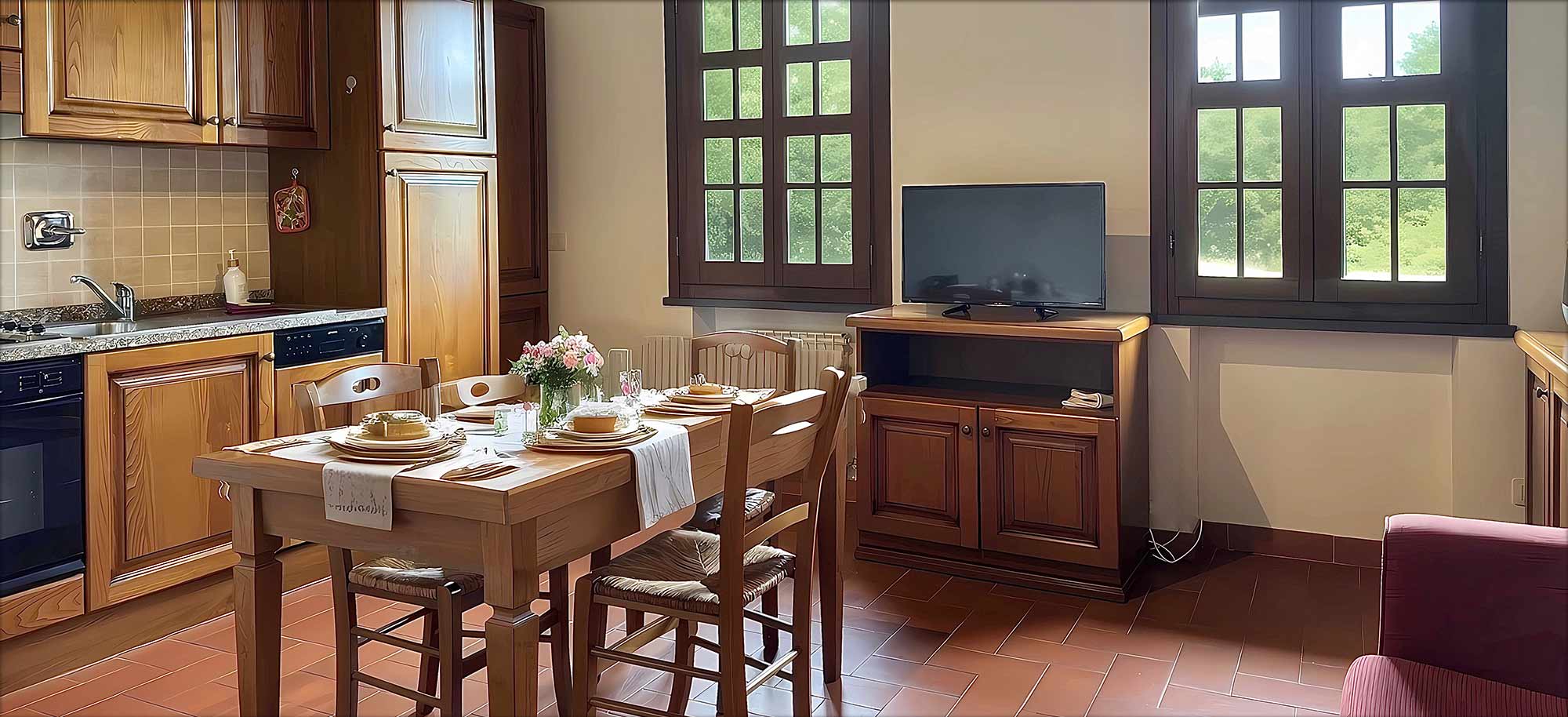 Corte Tommasi - Residence turistico - 207 - Appartamento per vacanze con piscina in Toscana