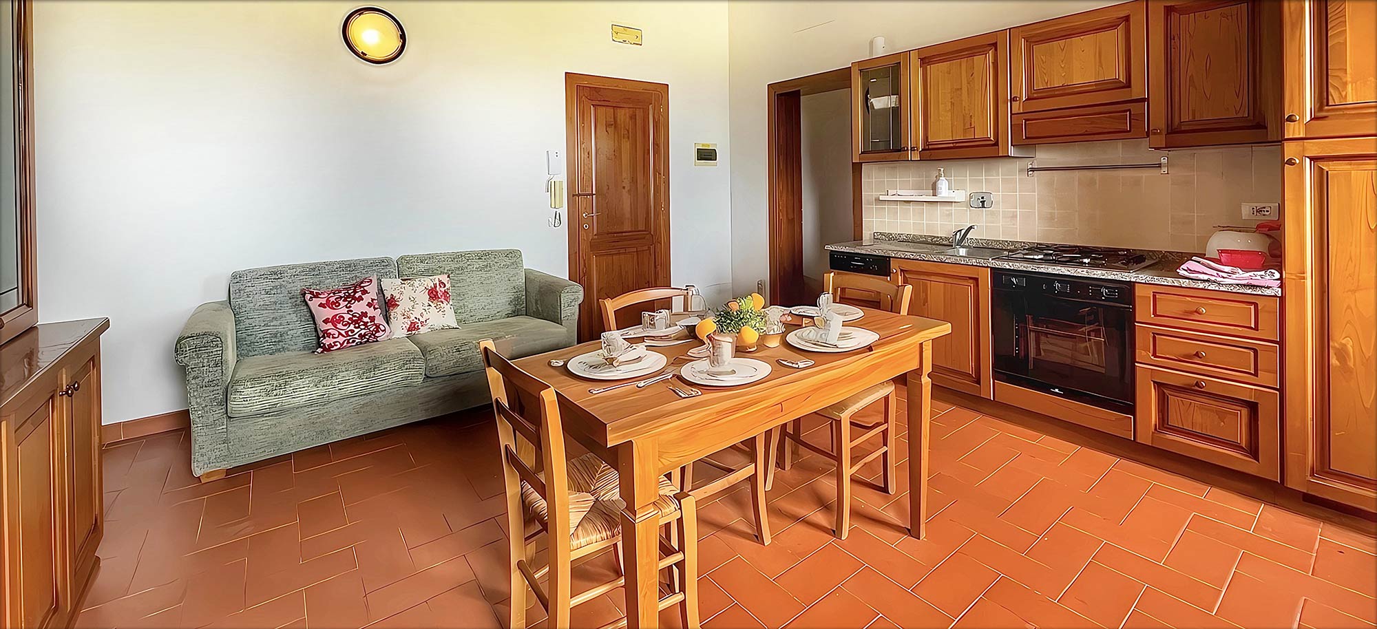 Corte Tommasi - Vakantie-appartementen in Toscane - 300 - Toscaans appartement met zwembad